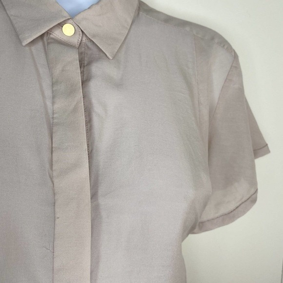 Nano Universe Womens Blouse Size F Made In Japan - Picture 3 of 11